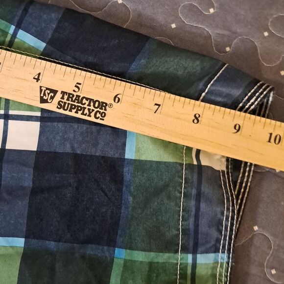 GAP Men's Green Plaid Swim Shorts size XL - Picture 7 of 7